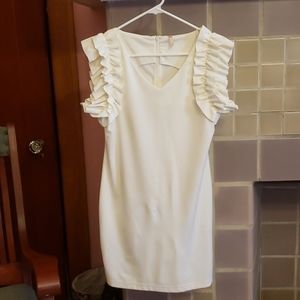 Size large ivory vera Lucci dress